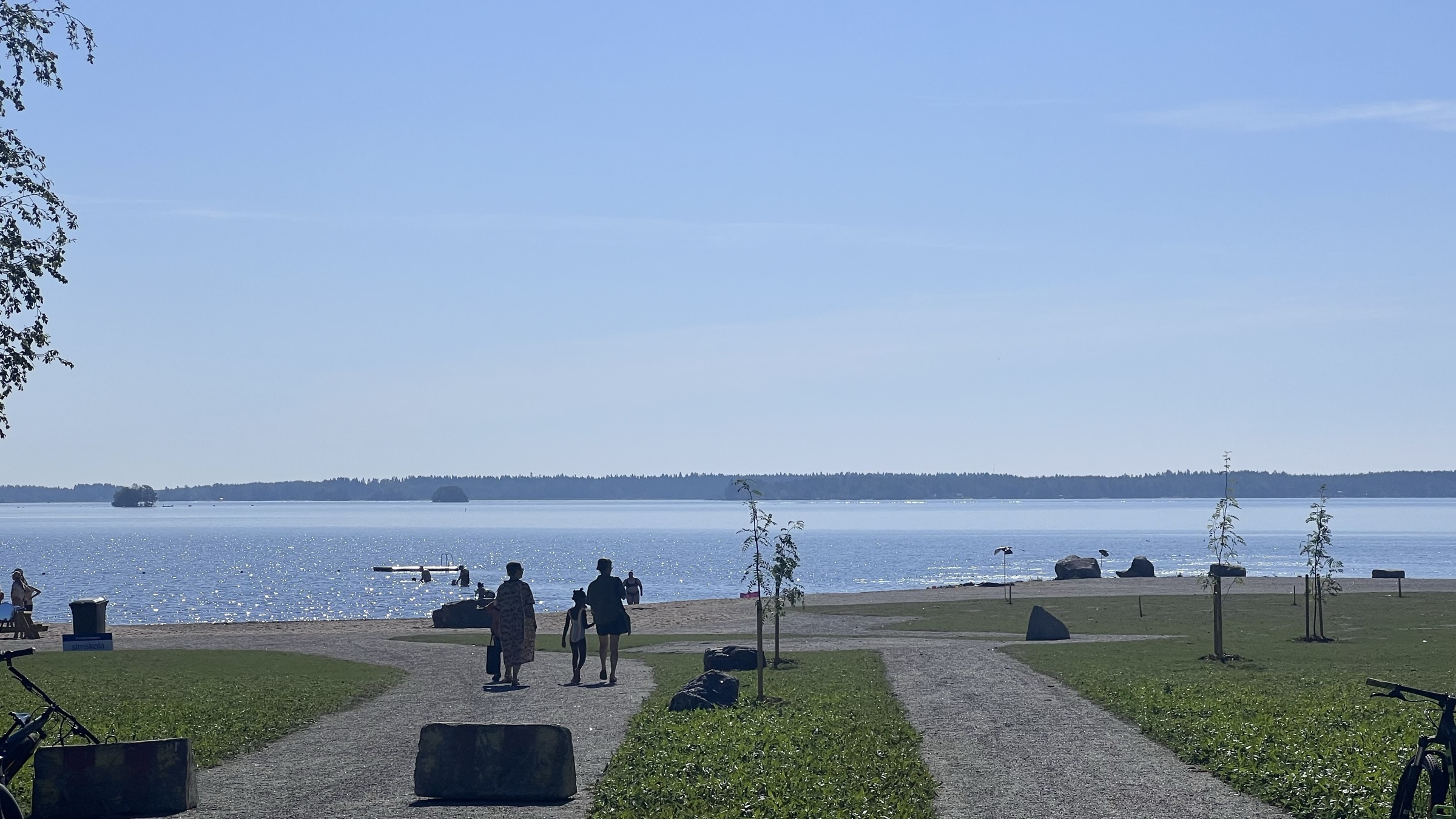 Lakeside panorama at Strandis Smokehouse Village